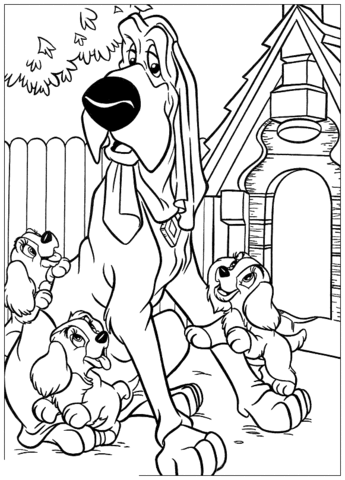 Attacked By Kids  Coloring Page